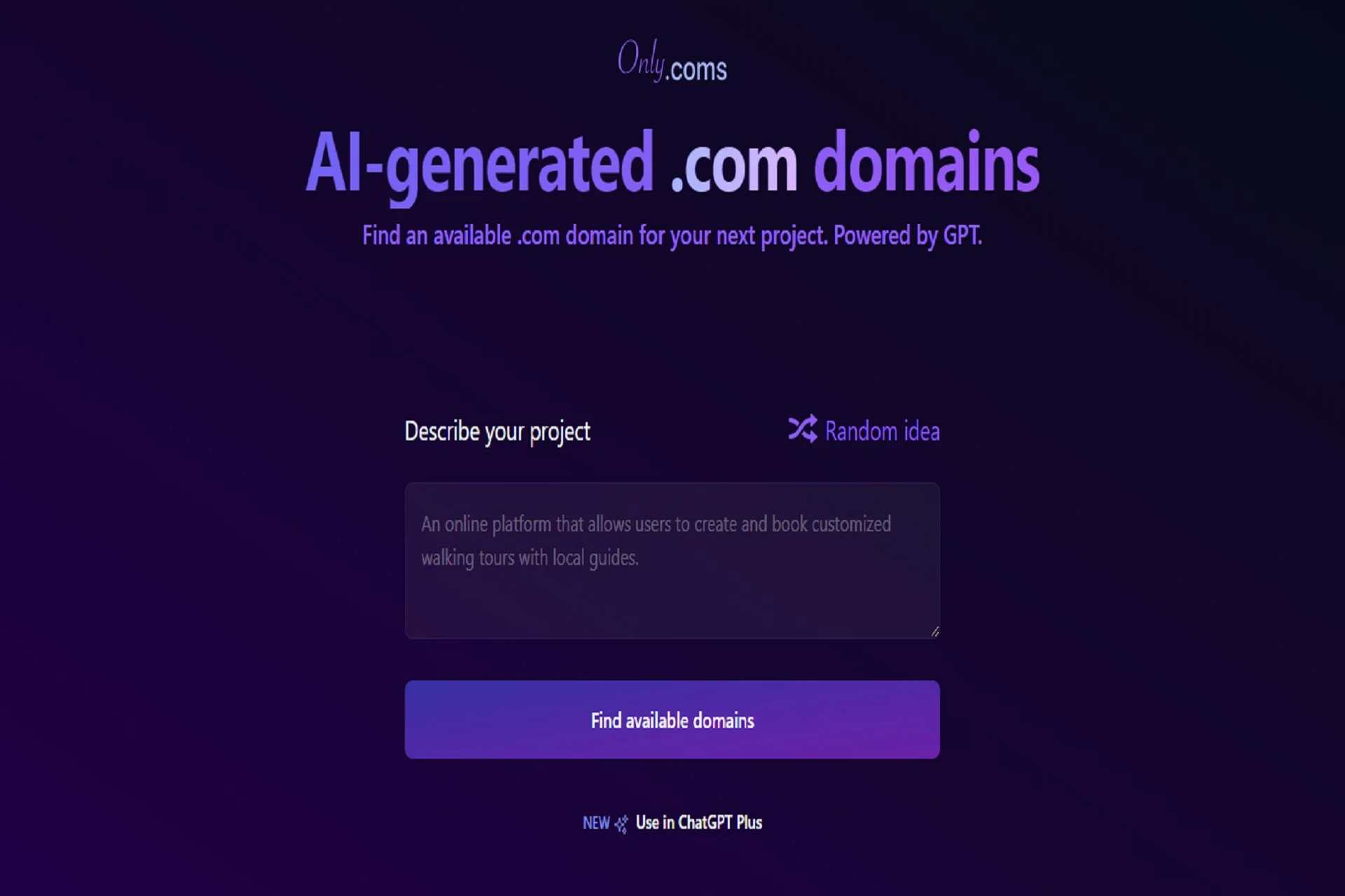 Onlycoms.ai