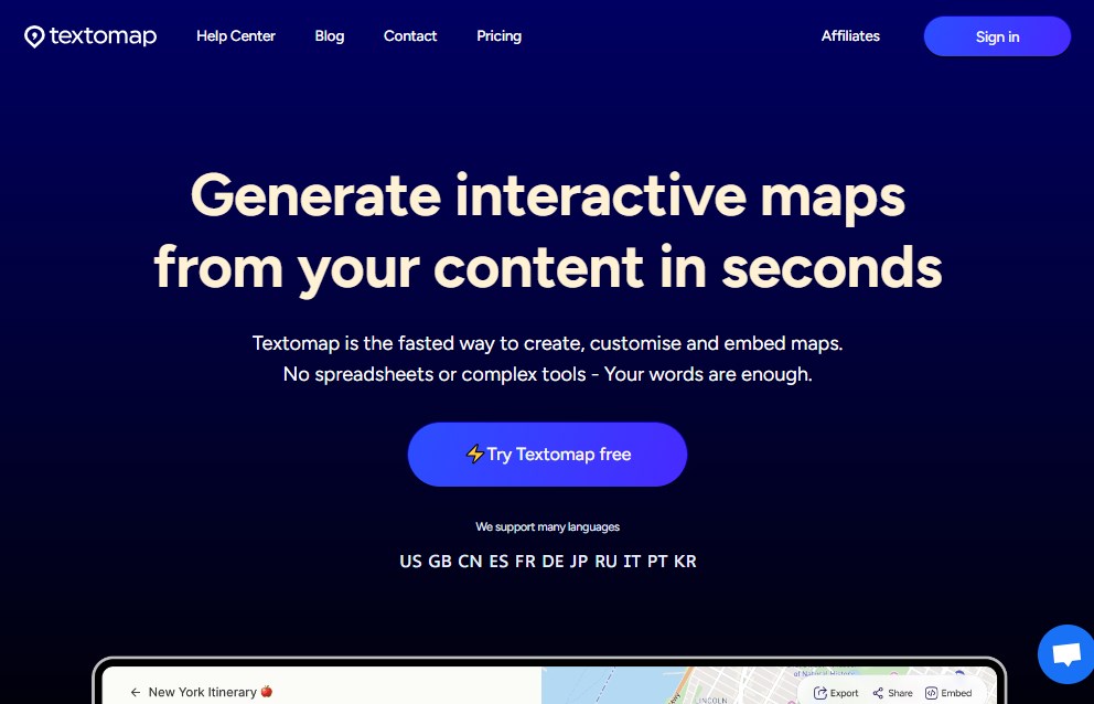 Textomap